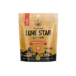 TexaKana - Lone Star Edition - Fredericksburg Peach - 10mg Hybrid Gummies